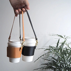 Термостойкая многоразовая чашка из искусственной кожи&nbsp;AJEW-WR0001-87A