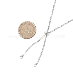 Изготовление ожерелий из витой цепочки из нержавеющей стали 304 с панцирным плетением&nbsp;AJEW-JB01487-02