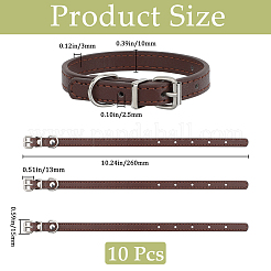 Ошейник для домашних животных из искусственной кожи&nbsp;LS-AJEW-WH20001-72A