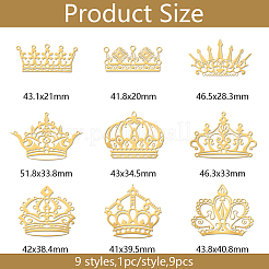 Никелевые декоративные наклейки&nbsp;DIY-WH0450-136