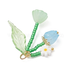 Стеклянные светильники с подвесками на непрозрачной акриловой основе&nbsp;PALLOY-MZ01190-02