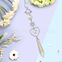 1 шт. сплав планета луна подвесные украшения&nbsp;AJEW-CN0001-06