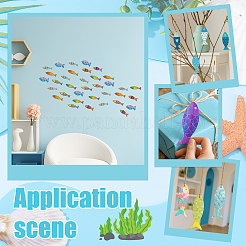 36 шт. 6 стиля необработанных деревянных подвесных украшений&nbsp;WOOD-PH0003-82