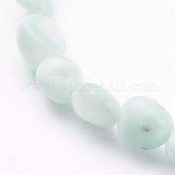 Браслеты из натурального ларимара из бисера&nbsp;BJEW-JB05929-02