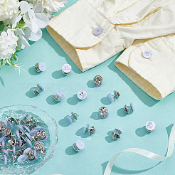 40 шт. 4-дырочные резиновые пуговицы для лацканов&nbsp;BUTT-NB0002-13B