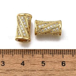 Латунь микропаве прозрачный кубический цирконий европейский бисер ZIRC-I070-117G