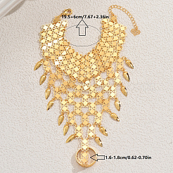 Элегантные латунные браслеты в стиле Ближнего Востока с монетами для женщин WZ0835