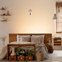 Большие подвески с эмалью из цинкового сплава&nbsp;PALLOY-WH0816-047P-A