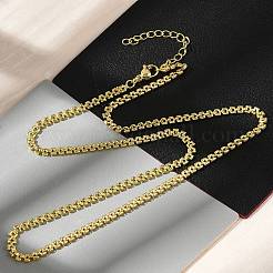 Ожерелья-цепочки из латуни для женщин&nbsp;NJEW-K282-06G