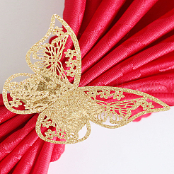 20 шт. кольца для салфеток в форме бабочки&nbsp;AJEW-LP0002-52