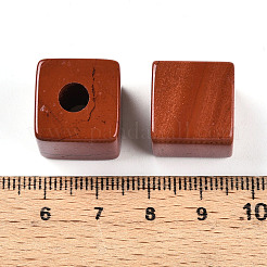 Натуральная красная яшма европейские бусины G-N345-07A-08