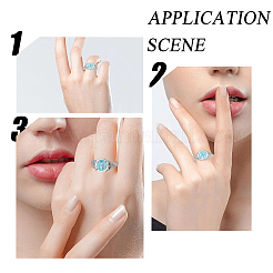 4 шт. 4 регулируемых латунных кольца-солитера&nbsp;FIND-FG0002-09