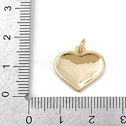 Латунные подвески с красной эмалью ко Дню святого Валентина KK-D424-30A-G