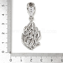 Латунные микро проложить кубического циркония подвески&nbsp;KK-R224-11P