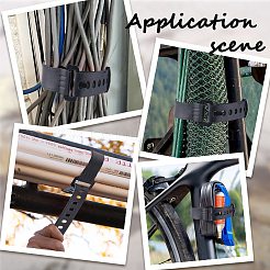 Резиновые кабельные стяжки&nbsp;LS-AJEW-WH20017-29B