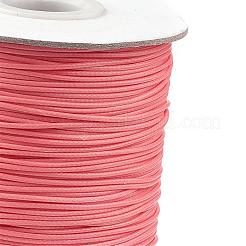 韓国のワックスポリエステルコード  鮭色  1mm  約85ヤード/ロール&nbsp;YC1.0MM-A145