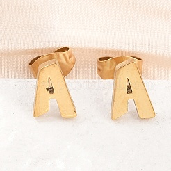 Boucles d'oreilles à tige en acier inoxydable 304&nbsp;SA-T001-03G