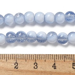Chapelets de perles en verre craquelé&nbsp;GLAA-U001-6mm-14