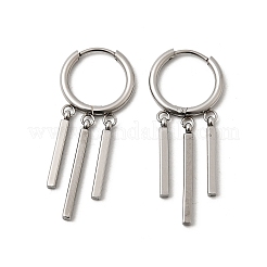 Orecchini a lampadario in acciaio inossidabile 304&nbsp;EJEW-L309-02A-P