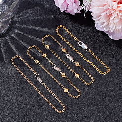 4 шт. 4 стиля 925 застежки-карабины из стерлингового серебра&nbsp;STER-ME0001-33S