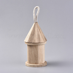 Nichoir en bois inachevé&nbsp;HJEW-WH0006-12