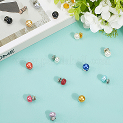 56шт брошь с имитацией жемчужины 14 цветов BUTT-SC0001-03