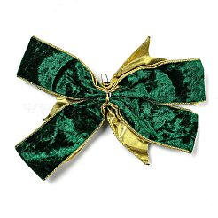Decoraciones navideñas con lazo grande de terciopelo&nbsp;AJEW-M041-02B