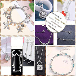 80 шт. ионное покрытие (IP) удлинитель цепи из нержавеющей стали 304 STAS-UN0054-79