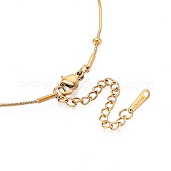 1 mm Satellitenkettenhalsketten aus Edelstahl 304&nbsp;NJEW-N058-07B-G