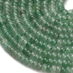 Естественный зеленый авантюрин бисер нитей G-Z110-B24-2x4mm