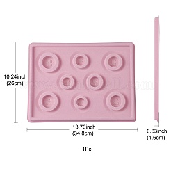 8 размер пластиковый прямоугольный браслет дизайн доска TOOL-D052-02