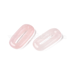 天然は、水晶楕円形のペンダントローズ  オーバルリングチャーム  30x15~16x5~6mm  穴：17.5~19.5x3.5~4.5mm&nbsp;G-N342-105C