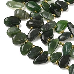 Бусы из натурального канадского нефрита&nbsp;G-P604-A03-01