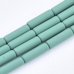 Окрашенного распылением немагнитных синтетических нитей гематита бусы G-T124-15