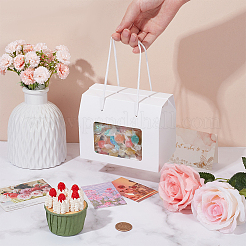 Картонные подарочные коробки с ручками&nbsp;CON-WH0086-136A