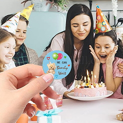 5 лист круглых точек ПВХ водонепроницаемые декоративные наклейки наклейки DIY-WH0481-11