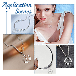 10 шт. 2-х цветные подвески из нержавеющей стали 304 с изображением символа Лилит STAS-UN0043-88