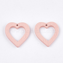 Pendenti in legno di pioppo dipinto&nbsp;WOOD-T021-06H