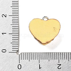 樹脂チャーム  プラチナアイアイピン  ハート  17x16x7mm  穴：2mm&nbsp;RESI-C053-01B