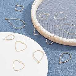 48шт 6 латунные подвески&nbsp;KK-BC0002-23