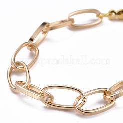 Bracelets de chaîne de trombone en aluminium unisexes&nbsp;BJEW-JB05071-01