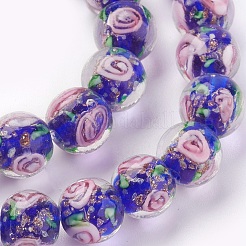 Ручной золотой песок бусины бисер нитей LAMP-P051-D02