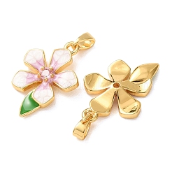 Pendentifs en laiton zircon cubique transparent&nbsp;KK-A304-14G