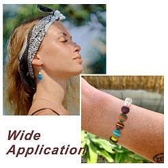 12шт 6 цвета ручной работы матовые бусины лэмпворк&nbsp;LAMP-BT0001-02