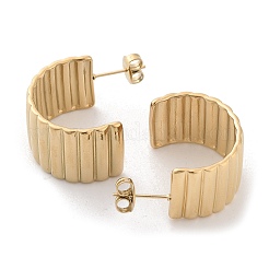 Серьги-гвоздики из нержавеющей стали 304 EJEW-H115-22G