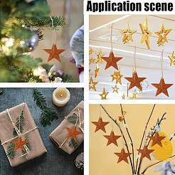 Звездная ржавчина железо большие подвески&nbsp;IFIN-GF0001-09A