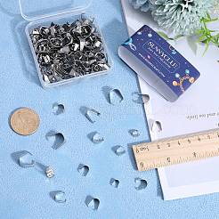 200 шт. 5 размера 201 из нержавеющей стали с защелкивающимися дужками STAS-SC0005-55