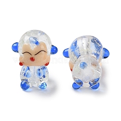 Светящиеся нити бус лэмпворк ручной работы LAMP-Z007-03F