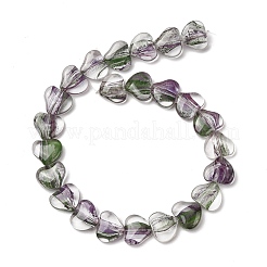 Perles de lampwork faites à la main transparentes&nbsp;LA-CBAF0C8-01G