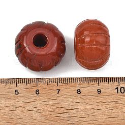Geschnitzte Perlen aus natürlichem rotem Jaspis&nbsp;GG-CBA02C4-07E